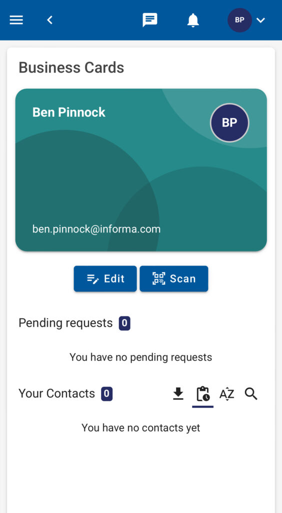 CP2030 Business Card