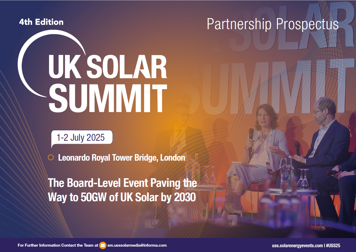 UK Solar Summit 2025 Partnership Prospectus